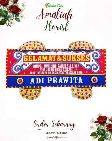 Papan Bunga Ucapan Selamat Darul Kamal